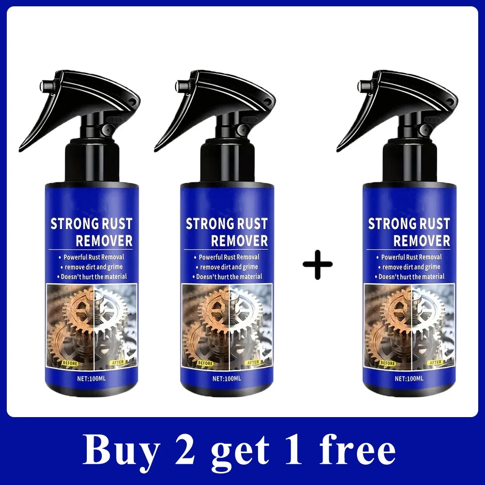 Car Rust Remover Clean Metal Iron Prowder Quickly Auto Exhaust Pipe Rust Derusting Spray Stain Removal Agent Car Wheel Hub Care