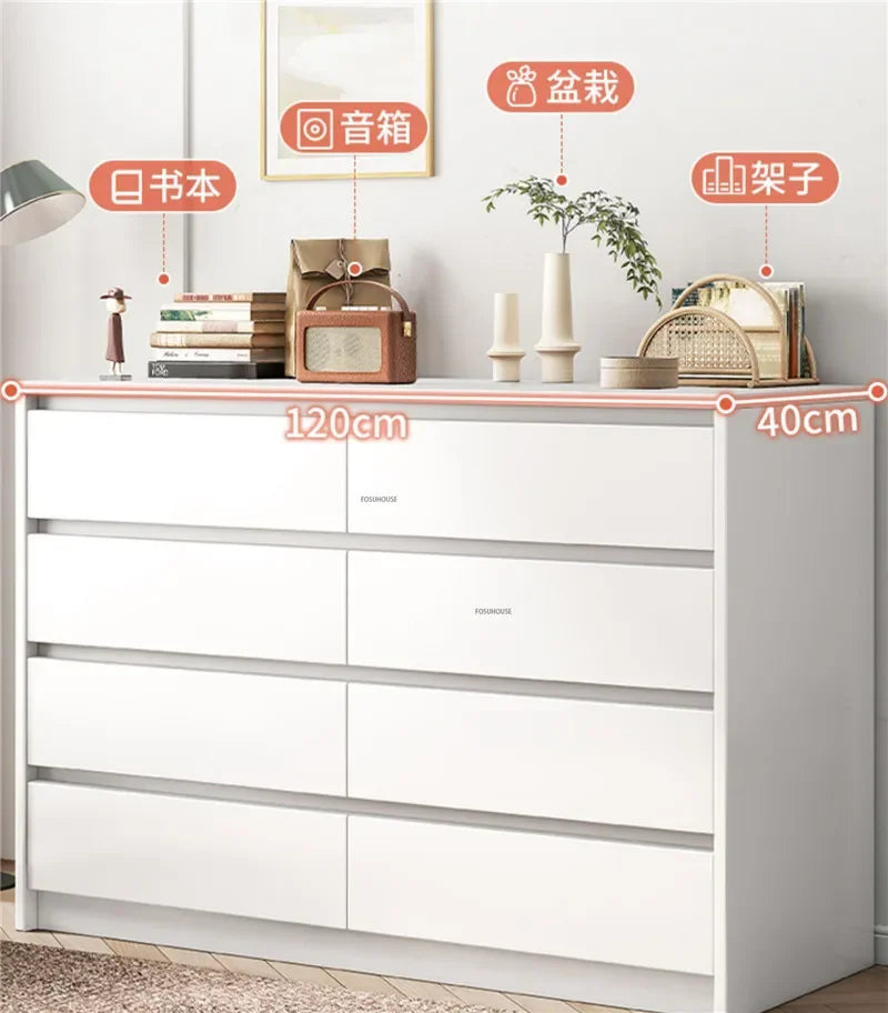 Modern MDF Living Room Cabinet Househol Living Room Furniture Against The Wall Chest Of Drawers Bedroom Storage Cabinet