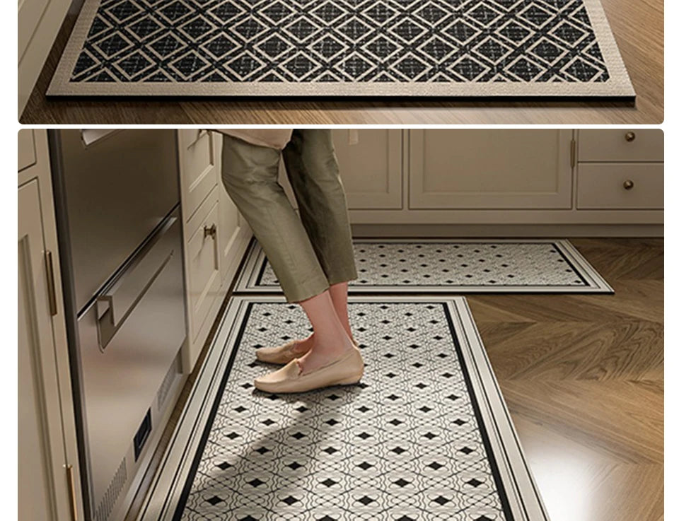 Kitchen Floor Mat Absorbent Non-slip Carpet Diatom Mud Long Foot Mats Minimalist Style Home Decoration Rug for Bathroom 주방 카펫