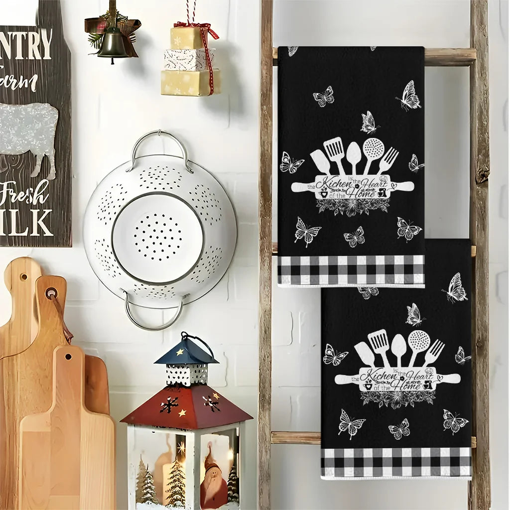 Super Absorbent Kitchen Towel Set for Cleaning and Cooking