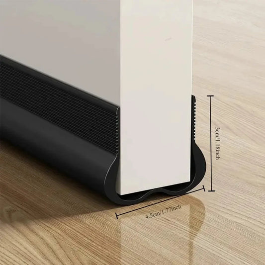 PVC Flexible Door Bottom Sealing Strip under Door Draft Stopper Weatherproof Gasket Window Draft Guard for Home Insulation