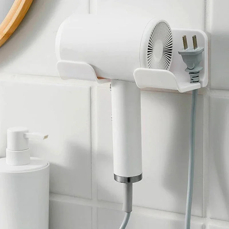 Hair Dryer Holder Wall Dryer Cradle Straightener Stand Hairdryer Organizer Box Toilet Blower Holder Shelf Bathroom Accessories