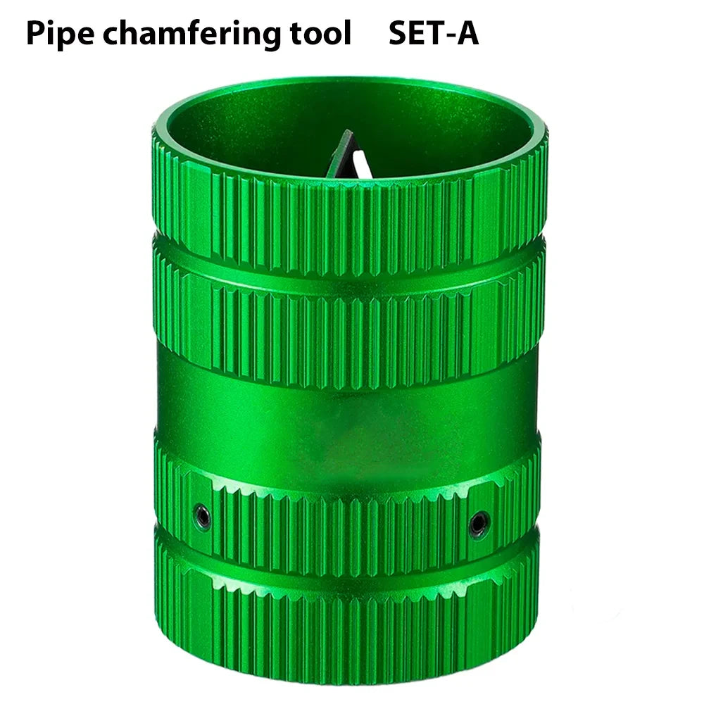 Copper Tube/Air Conditioning Tube Burr Chamfering Die Pipe Hole Reaming Tool Deburring Knife Suitable For 1/4" To 1-5/8" Pipe
