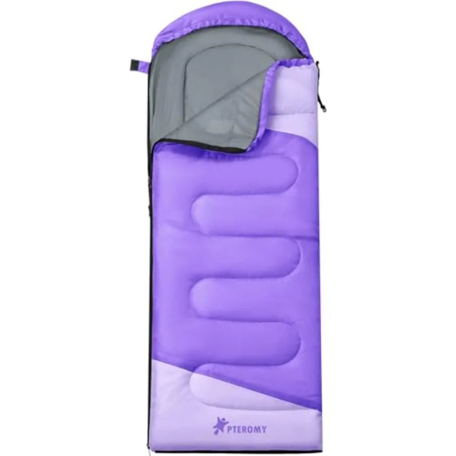 Sleeping Bags for Adults Lightweight and Machine Washable Water Resistant Backpacking Camping Sleeping Bag for Warm Cold Weathe