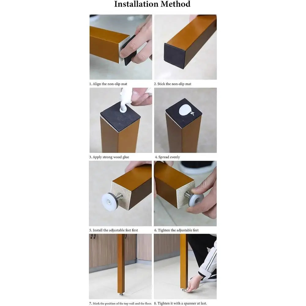 Floor-to-Ceiling Wooden Slat Room Dividers - 2 to 8 Feet Tall, Modern Design for Living Spaces and Offices