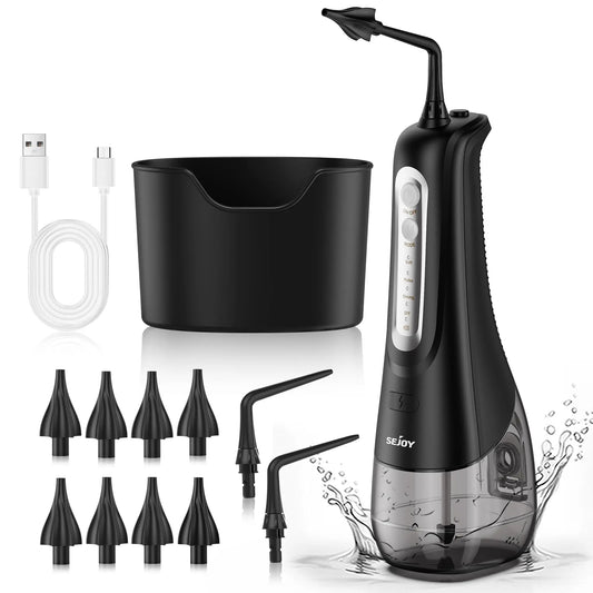 Ear Wax Removal Tool, Electric Ear Irrigation Flushing System, Water Powered with 4 Pressure Modes,8 Reusable Replacement Tips
