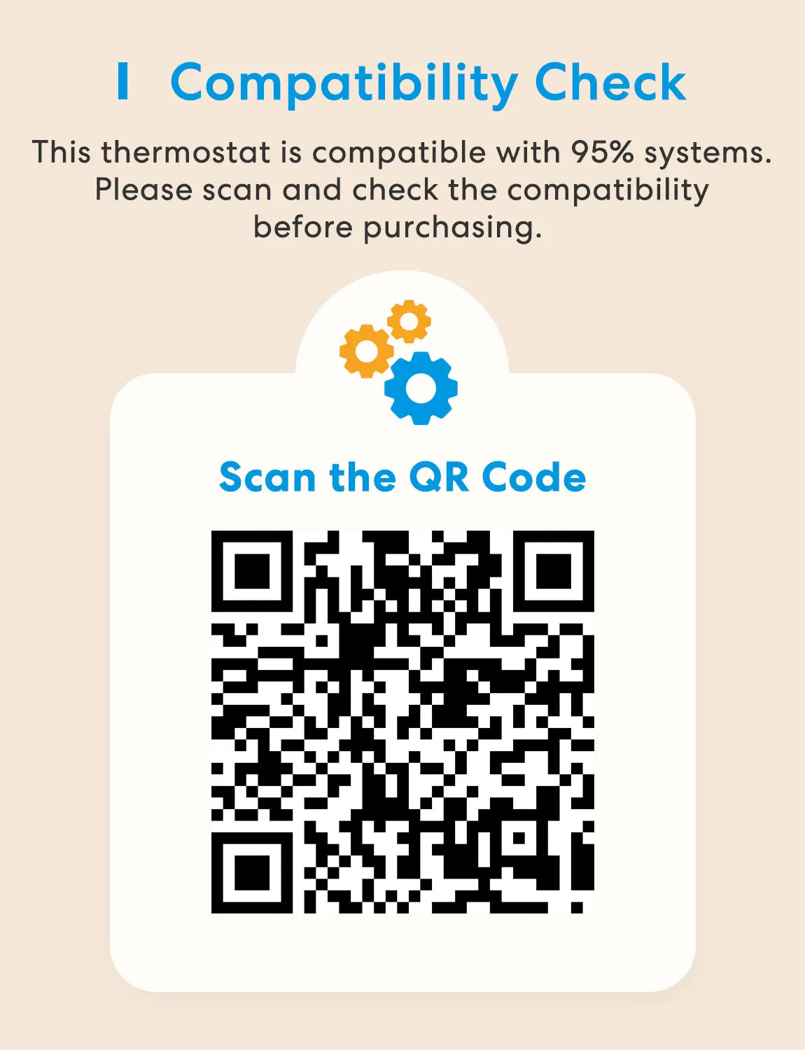 Meross Matter 24V WiFi Thermostat for Heating and Cooling