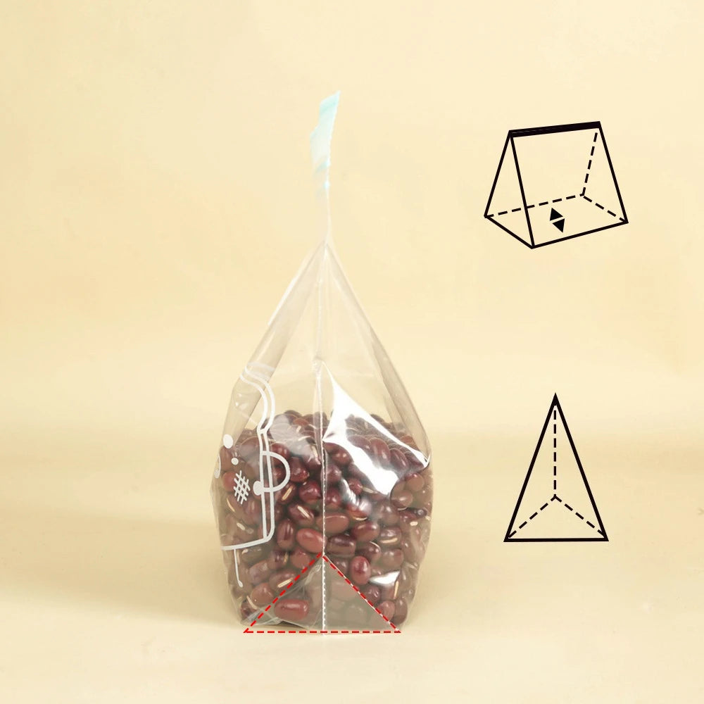 15/20/30 Double Lock Zipper Food Storage Bags - Leak Proof Thickened Reusable Freshness Bag, Suitable for Refrigerator Storage