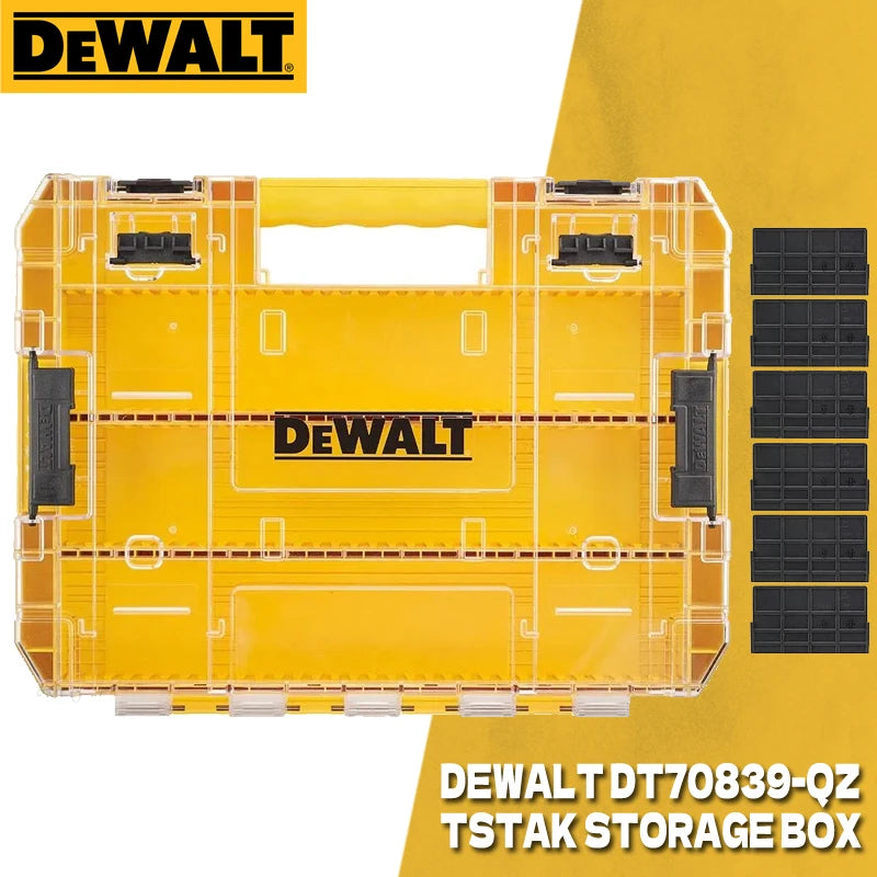 DEWALT TSTAK Tough Storage Case Screwdriver Bit Parts Storage Box DT70800 DT70801 DT70803 DWAN2190 DT70839 DT70716