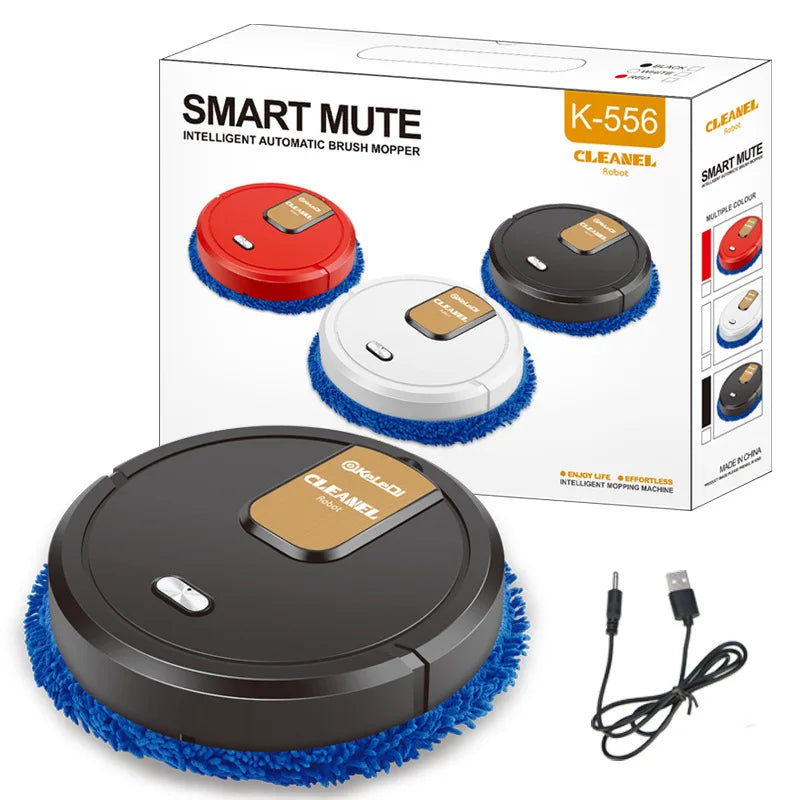 Smart Sweeping and Mop Robot Vacuum Cleaner Dry and Wet Mopping Rechargeable Robot Home Appliance with Humidifying Spray