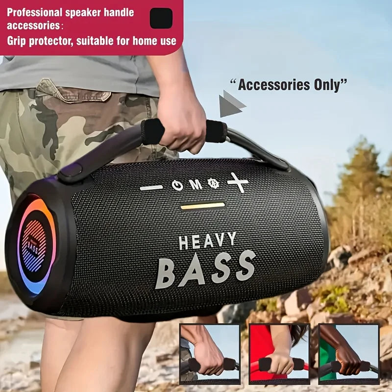 JBi Subwoofer Handheld Wristband Black Fabric Durable Comfortable Suitable for Car Audio Easter Christmas Gift