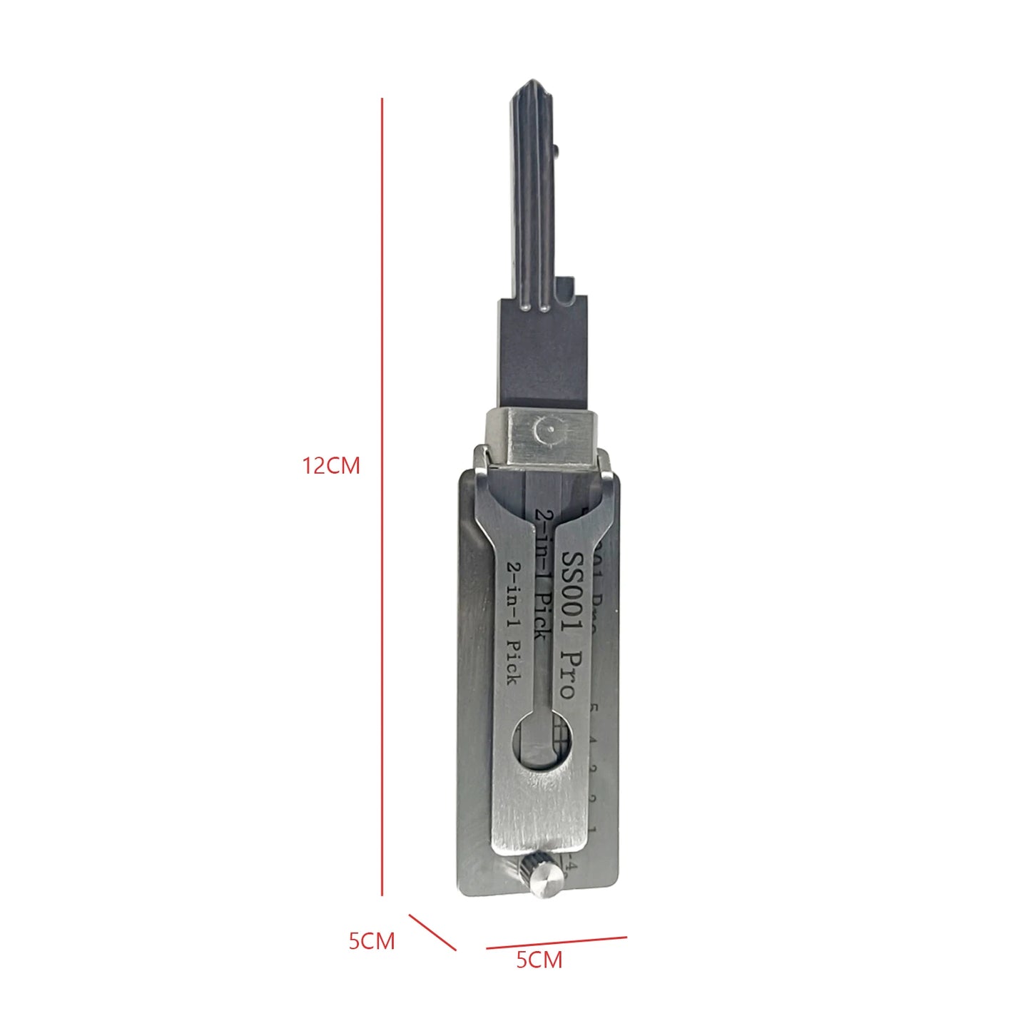 Stainless Steel Key Decoder Hook Tool Kit For Maintenance
