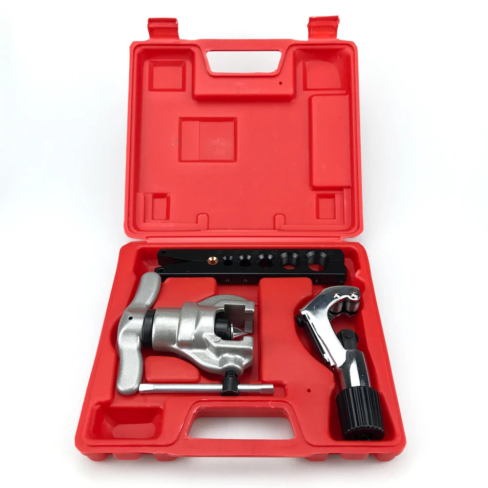Inch/Metric 6 Hole Single Splint Eccentric Tube Expander Air Conditioner Copper Pipe Bellmouth Eccentric Flaring Tool Kit
