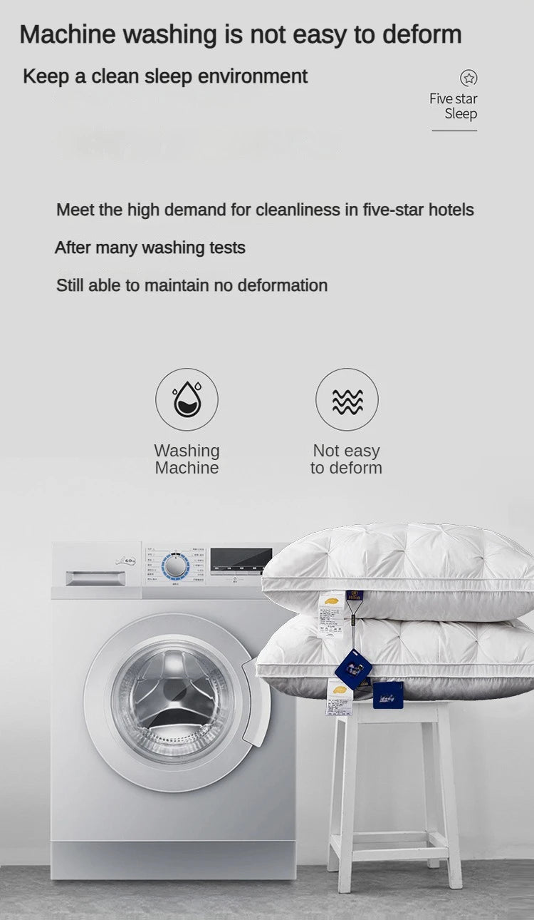 Premium Comfortable Hotel Cotton Pillow For Restful Sleep