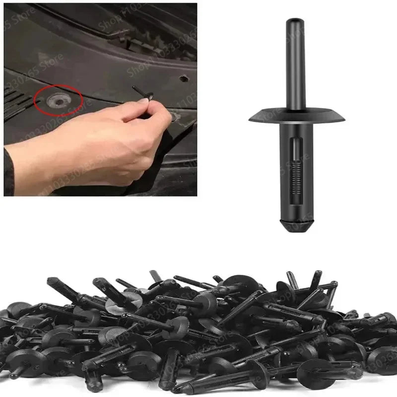 Suitable for BMW X1X3X5X6 wheel arch buckle, expansion rivet, leaf plate, core rivet, mudguard clip Bumper Clip Sideskirts