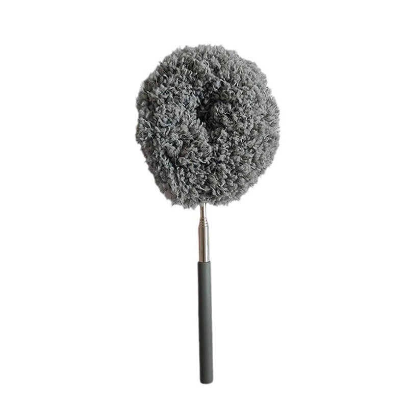 Microfiber Ceiling Fan Duster Extends Up To 80cm Long Handled Dust Locking Reusable Cleaner Brush For Home Effortless Cleaning.