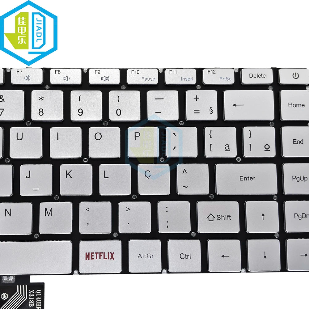 BR Brazil Brazilian Keyboard For Compaq Presario CQ-27 CQ27 For Axioo Mybook Pro 14 P414 P421 X5 14-P414 Laptop Silver Keycaps