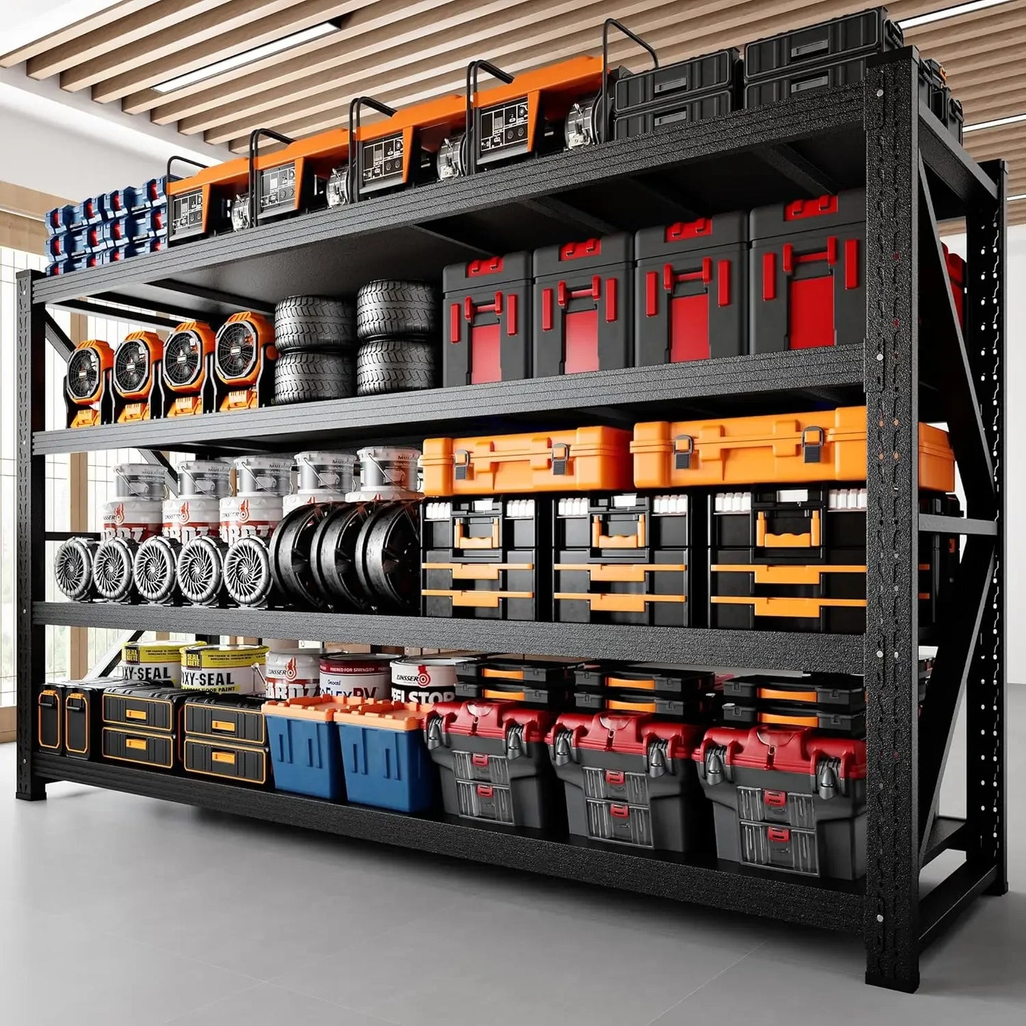 5000LBS Storage Shelves Heavy Duty Adjustable Garage Shelving