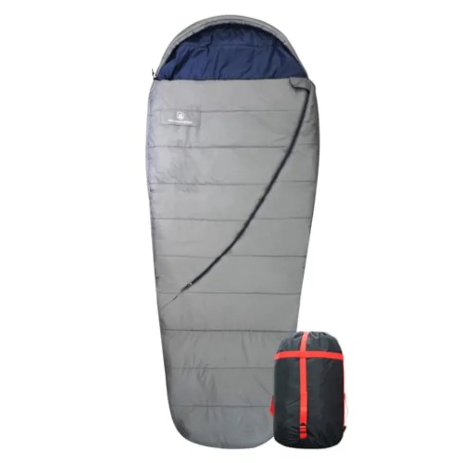 Balance Sleeping Bag for AdultColdandWarm Weather with Compression Sack and Water Resistant for Family Camping Travel and Car C