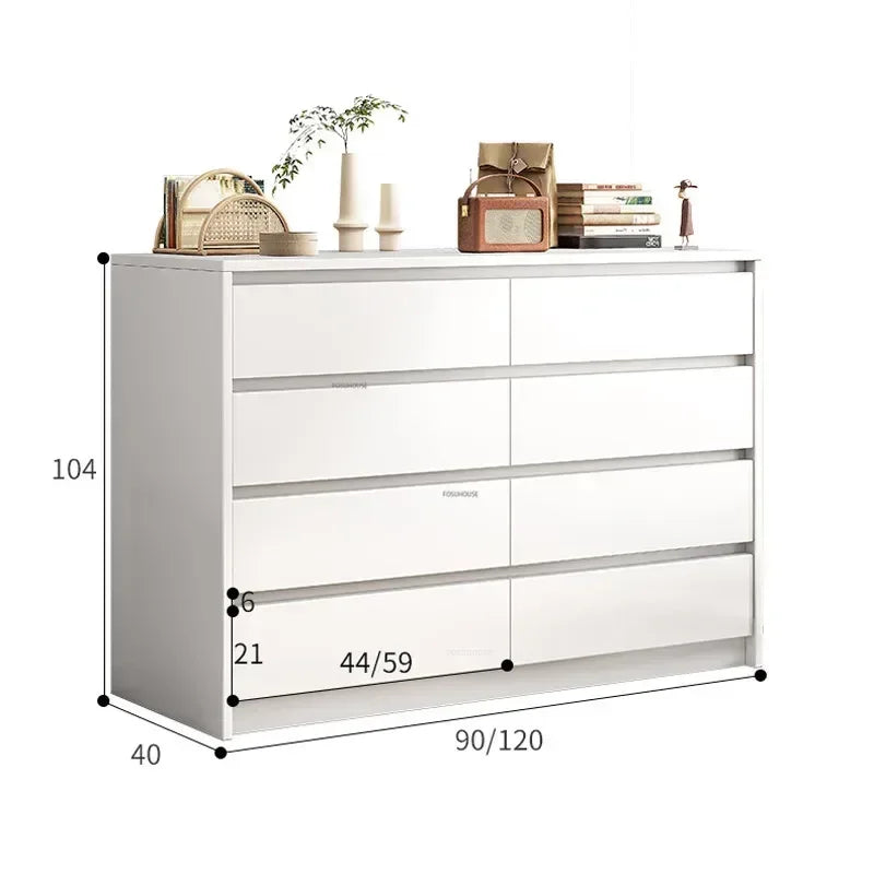 Modern MDF Living Room Cabinet Househol Living Room Furniture Against The Wall Chest Of Drawers Bedroom Storage Cabinet