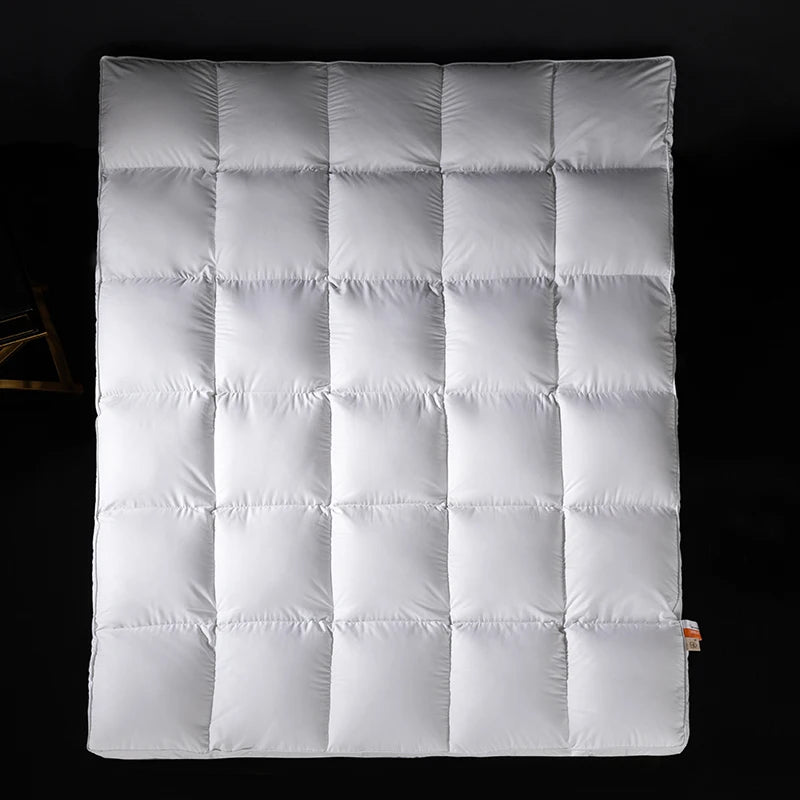 Premium Goose Down Mattress Topper For Plush Sleep Comfort