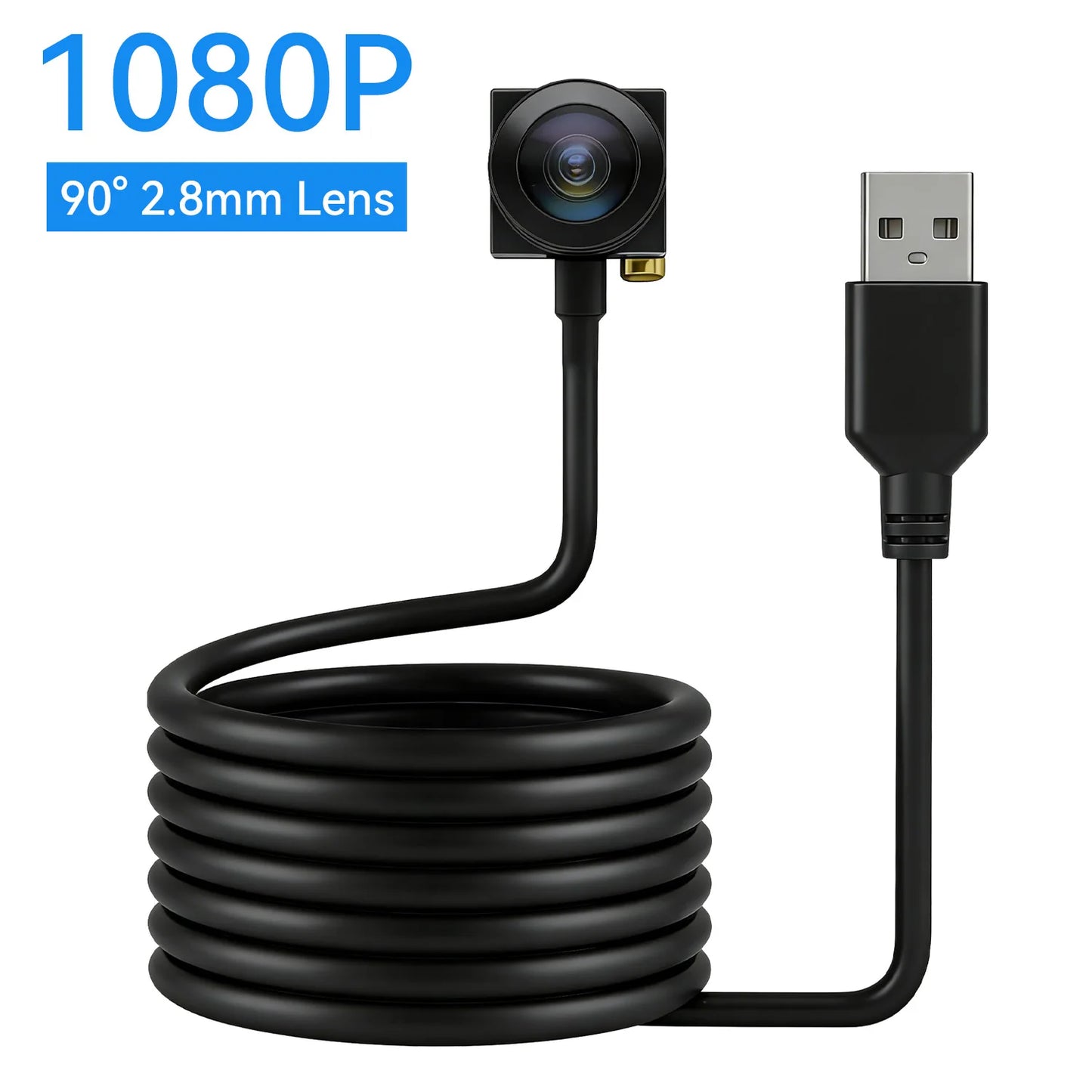 1080P Full HD Mini USB Webcam Wide Angle USB CCTV Cam With 2.8/3.7mm Lens Plug and Play Video Camera For PC Laptop Desktop
