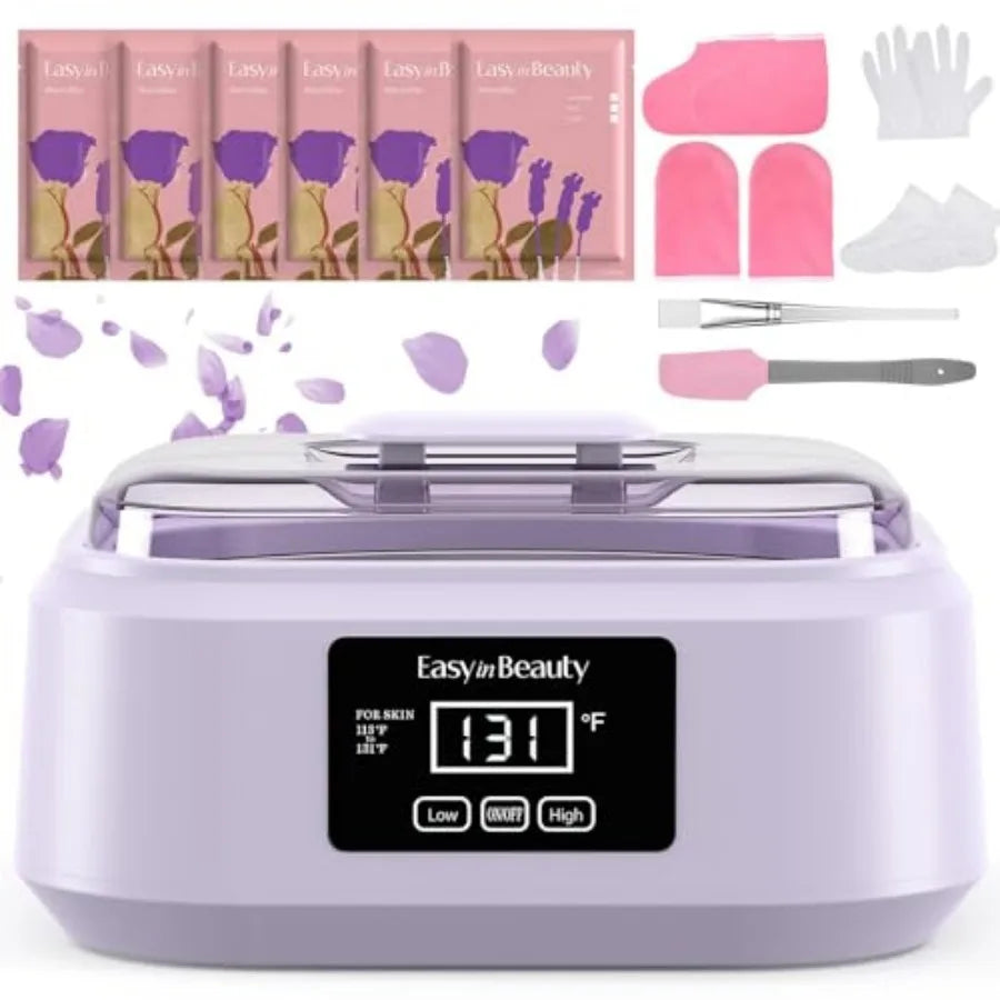 Paraffin Wax Machine for Hand and Feet - 3000ml Hand Wax Paraffin Machine for ArthritisTouchscreen Paraffin Wax Warmer with 6 P