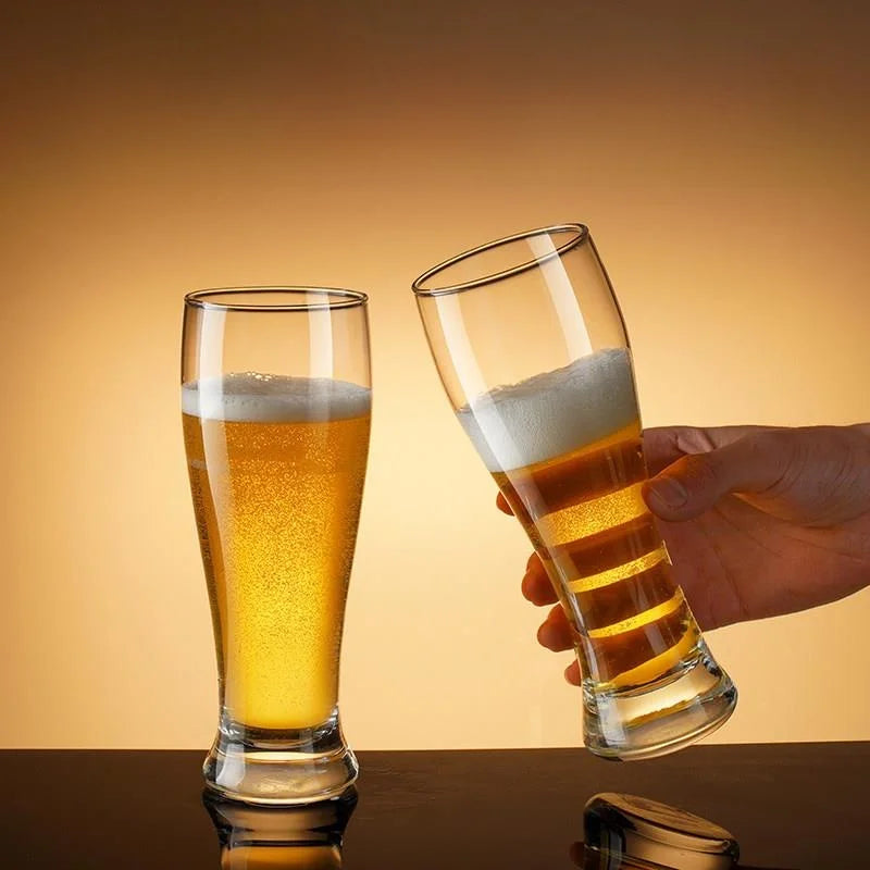 Thickened Beer Glass Shatterproof Large Size Brew Pub Beer Mug Home Use Popular 500ml Commercial Grade Beer Cup for Business