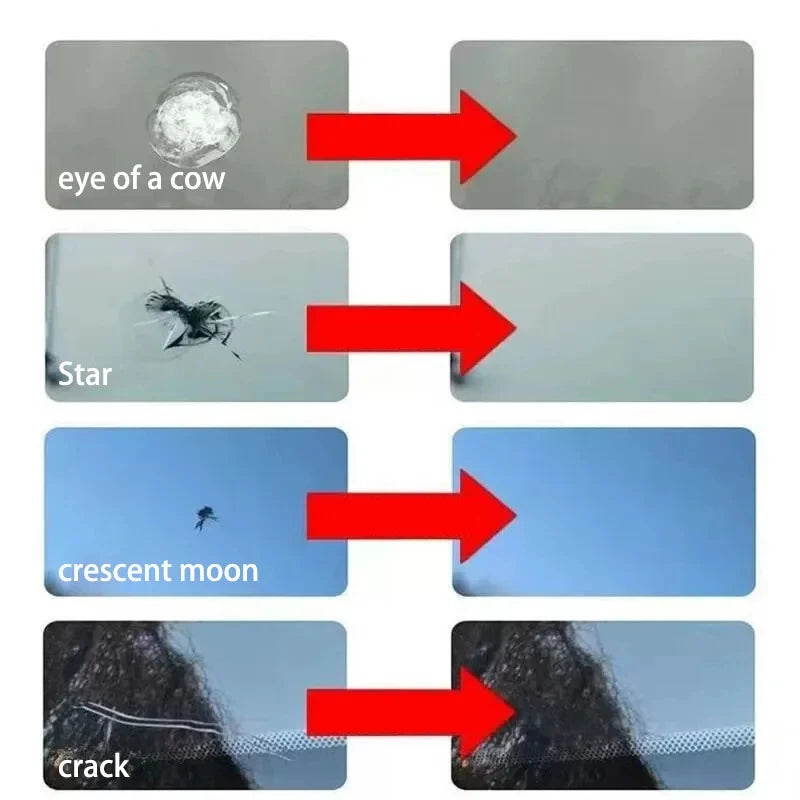 Car Glass Repair Windshield Cracks Gone Kit Remove Scratch Automobile Truck Motorcycles Broken Repair Windscreen Crack 2035
