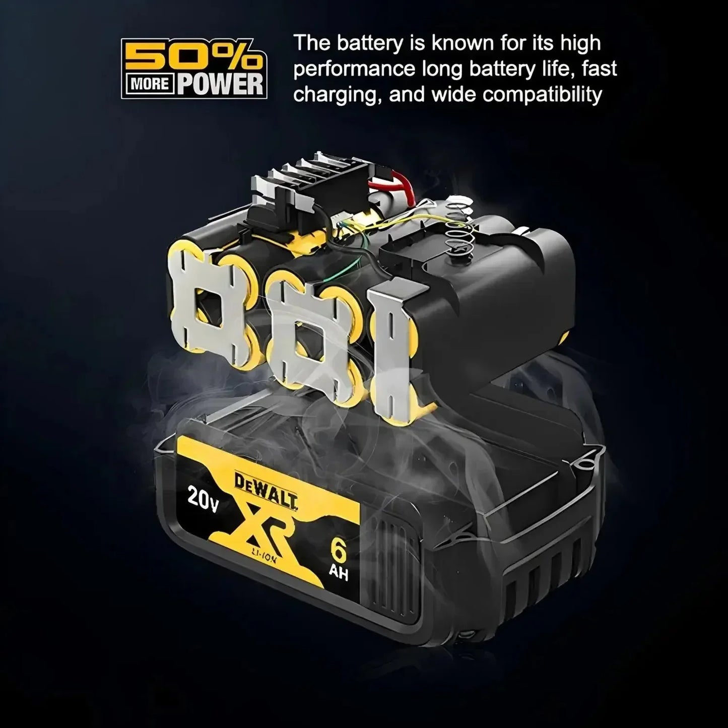 DeWALT 100% Original Battery 20V/60V 9000mAh MAX FlexVolt for DCB200 DCB205 DCB206 DCB209 DCB182 Power Tool Battery Air Transpor