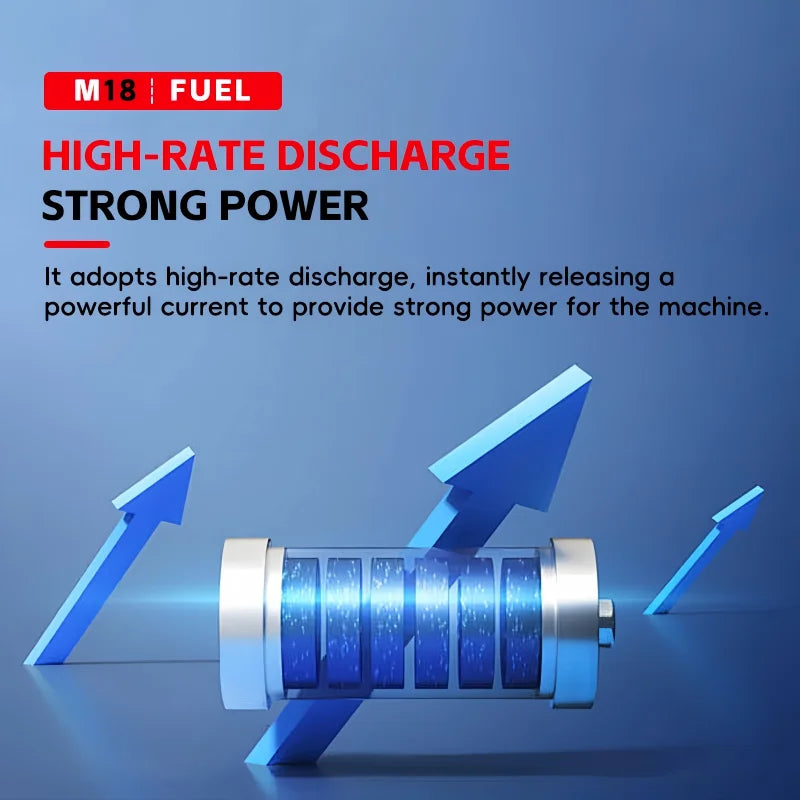 100% New Milwaukee M18 6.0Ah High Output Battery 18V Lithium-ion Rechargeable for Milwaukee M18 Cordless Power Tools 18v Battery