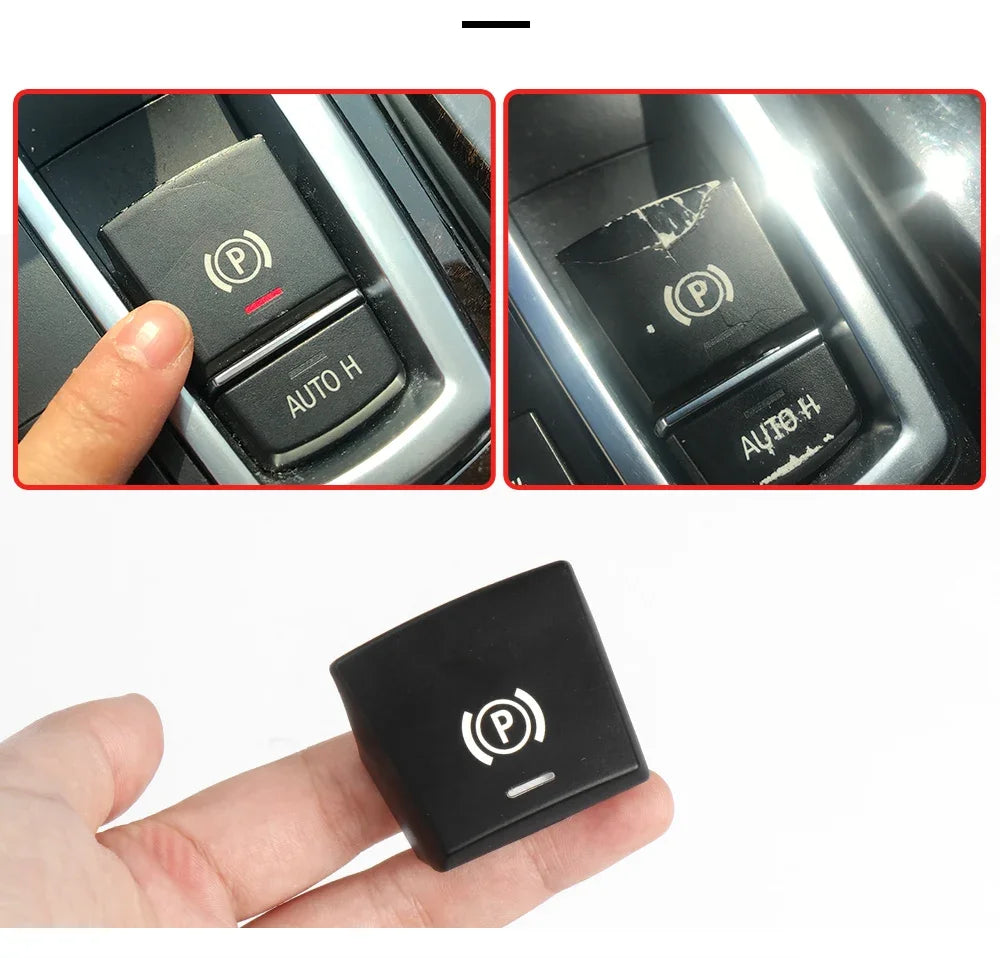 Electronic Parking Brake Switch Auto P Button Switch Cover For BMW 5 7 X3 X4 X5 X6 M5 Series F01 F02 F10 F12 F15 F16 F25 F26