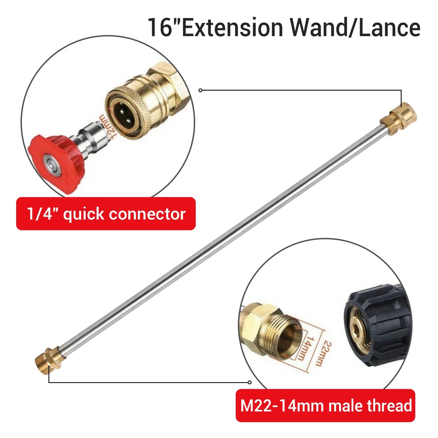 21V Electric Car Washer Gun Cordless 6-in-1 Nozzle High Pressure 900 PSI Brushless with 4.0Ah Battery for Car/House/Floor/Fence