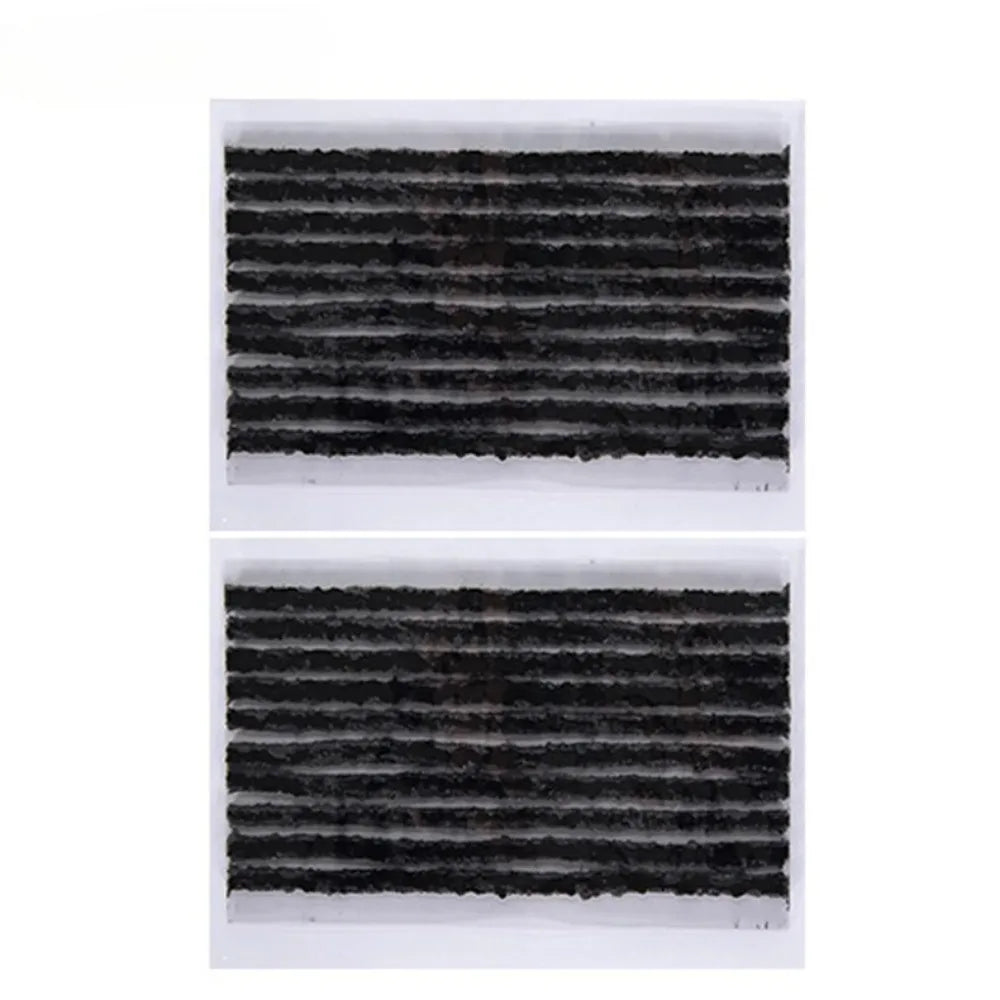 50pcs Tubeless Tire Repair Strips – Rubber Plug Cords for Puncture Fix, Uses for Car Bike Motorcycle Emergency Leak Sealing