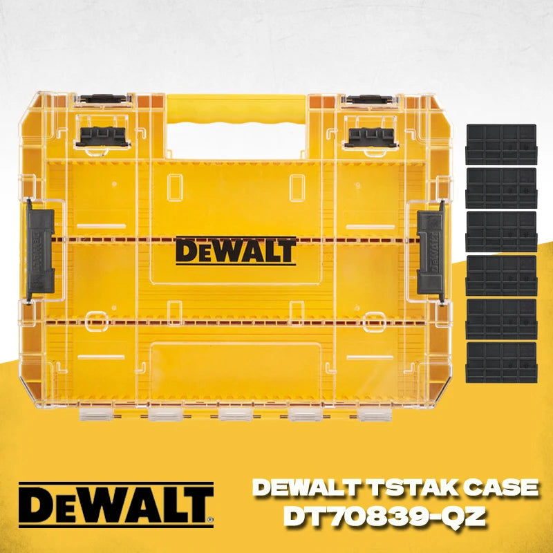 DEWALT TSTAK Tough Storage Case Screwdriver Bit Parts Storage Box DT70800 DT70801 DT70803 DWAN2190 DT70839 DT70716