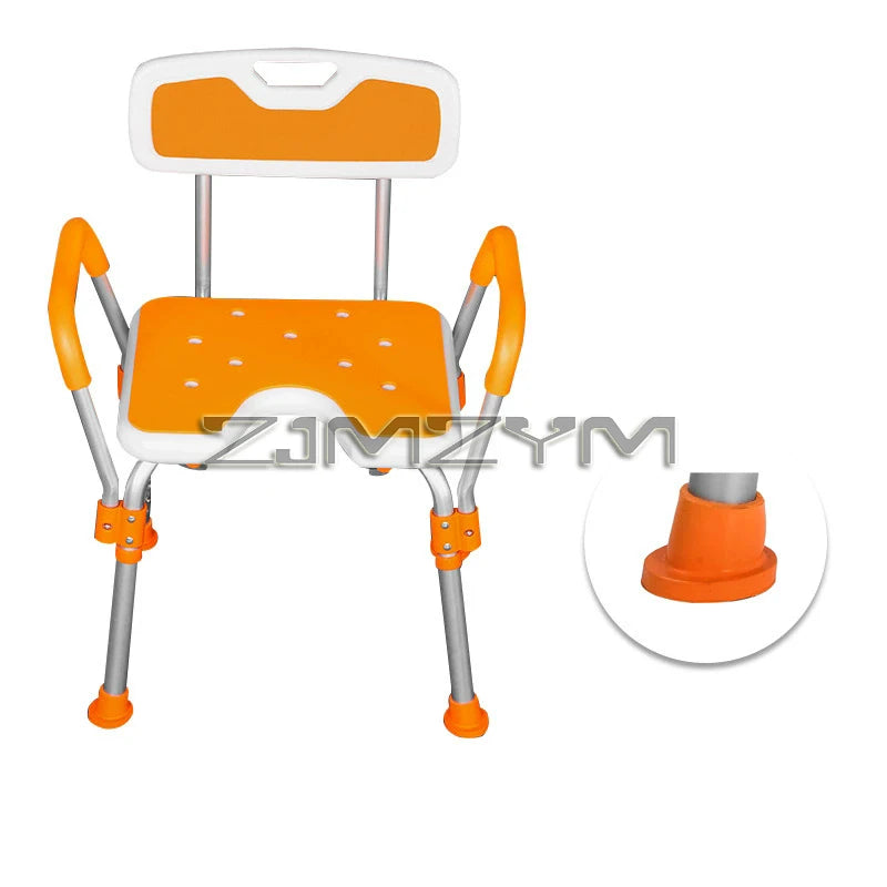 Shower Chair for Inside Shower with Arms and Back Anti-Slip Shower Seat for Bathtub Height Adjustable Safety Bath Seat