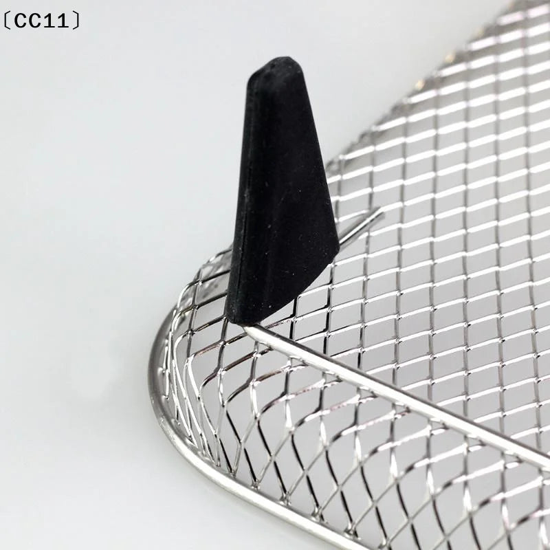 4/6/8Pcs Dewatering Rack Buffer Pad Air Fryer Silicone Feet Steam Protector Dehydrator Racks Tabs Silica Gel Tray Bumpers〔CC11〕