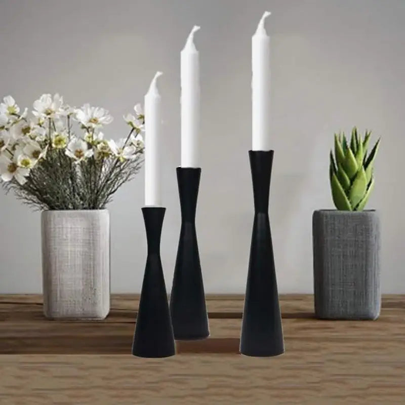 Elegant Metal Candle Holder Stand For Home Centerpiece Decor