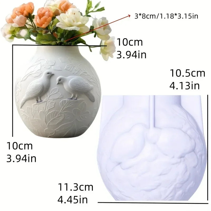 Witch Magic House Relief Pumpkin Succulent Plant Flower Pot Resin Mold  House Relief Storage Box Castle Candle Cup Gypsum Molds