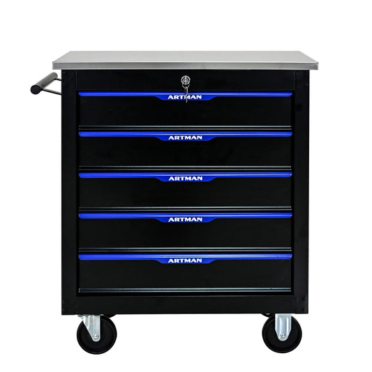 Lockable Multifunctional Tool Cart With Wheels For Workshop