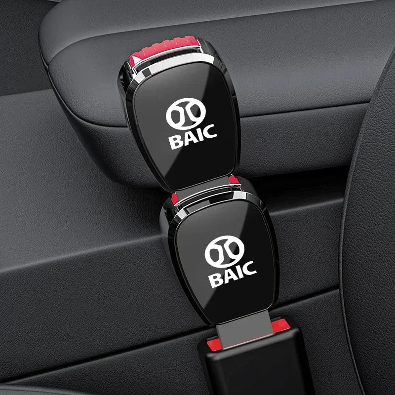 Car Seat Belt Buckle Plug Auto Safety Strap Extension Accessories interior For Baic Senova X25 X35 X55 X65 D50 beijing X7 EX5 U7