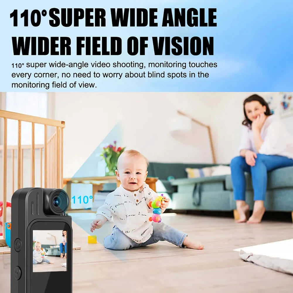 2026 Portable HD 1080P Mini Camera Digital Video Recorder Worn Police Small Body Cam Infrared Night Vision Sports DV Camcorders