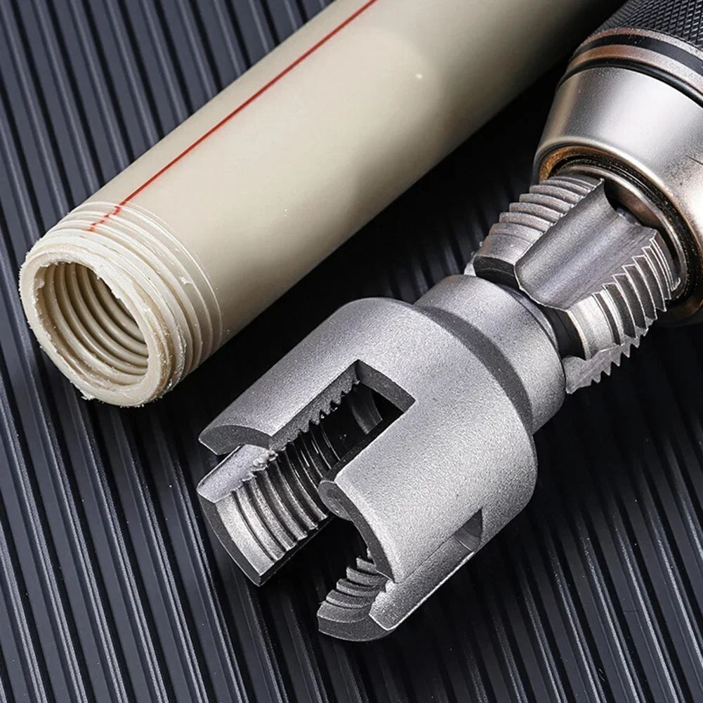 3pcs/set Ppr/pvc Water Pipe Threader Tapping Tool Internal Thread External Thread Integrated Die Water Pipe Opener