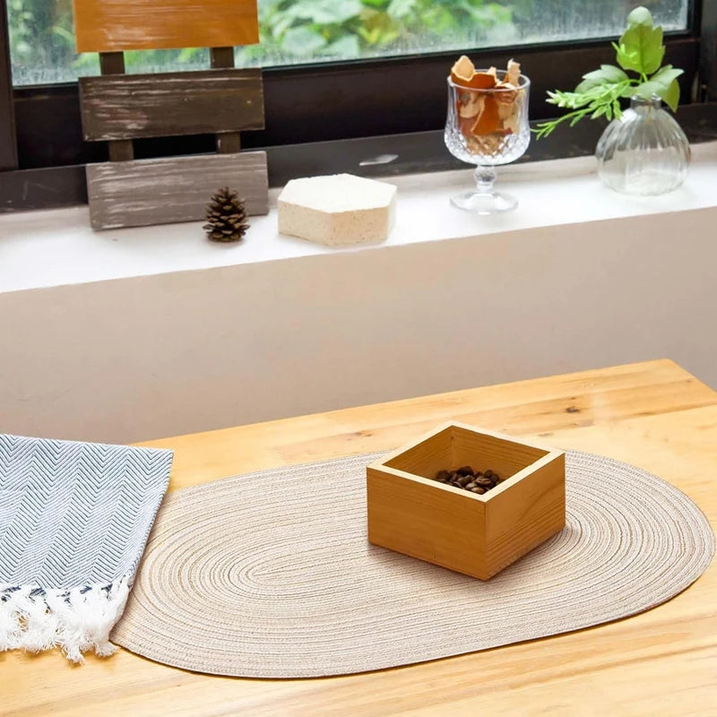 Eco Friendly Braided Placemats For Stylish Dining Tables