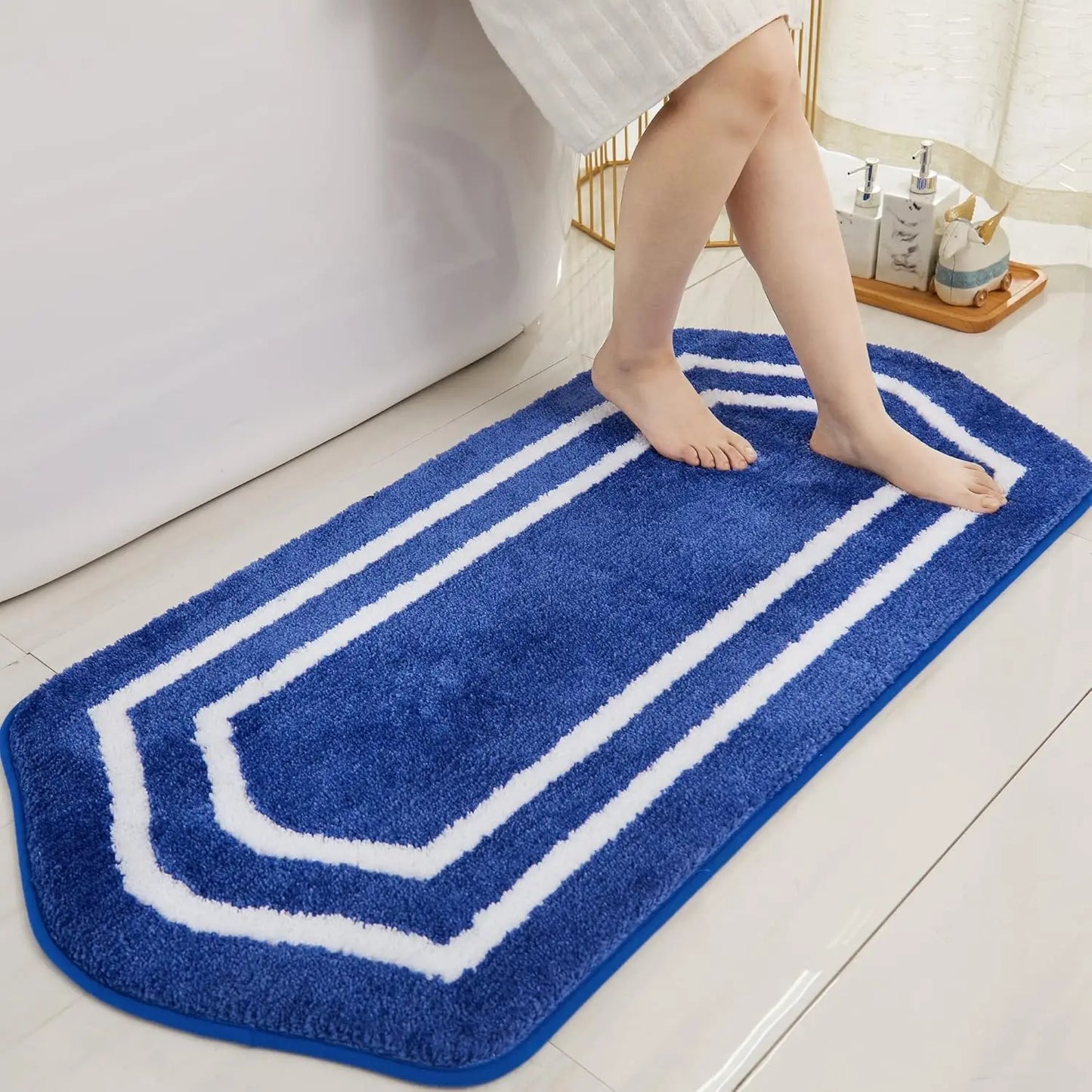 Extra Thick Bath Linen Sets Rugs for Bathroom 24x48 Inches