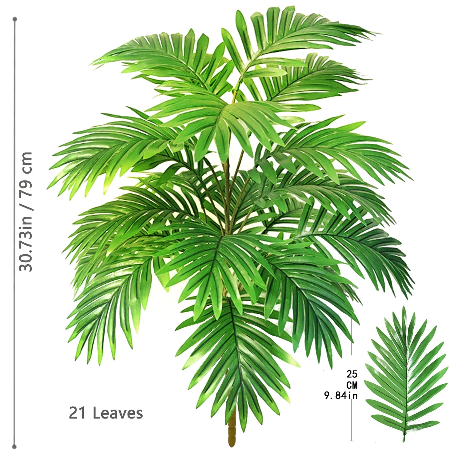 Artificial Palm Tree Tropical Plant for Home Garden Decor