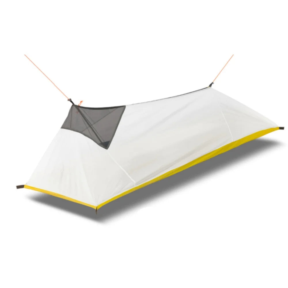 HIKEBURGER Jian Outdoor 1P Inner Tent Camping Bivy Insect-proof Sleeping Bag Set Ultralight Mountain Climbing Pole Less Shelter