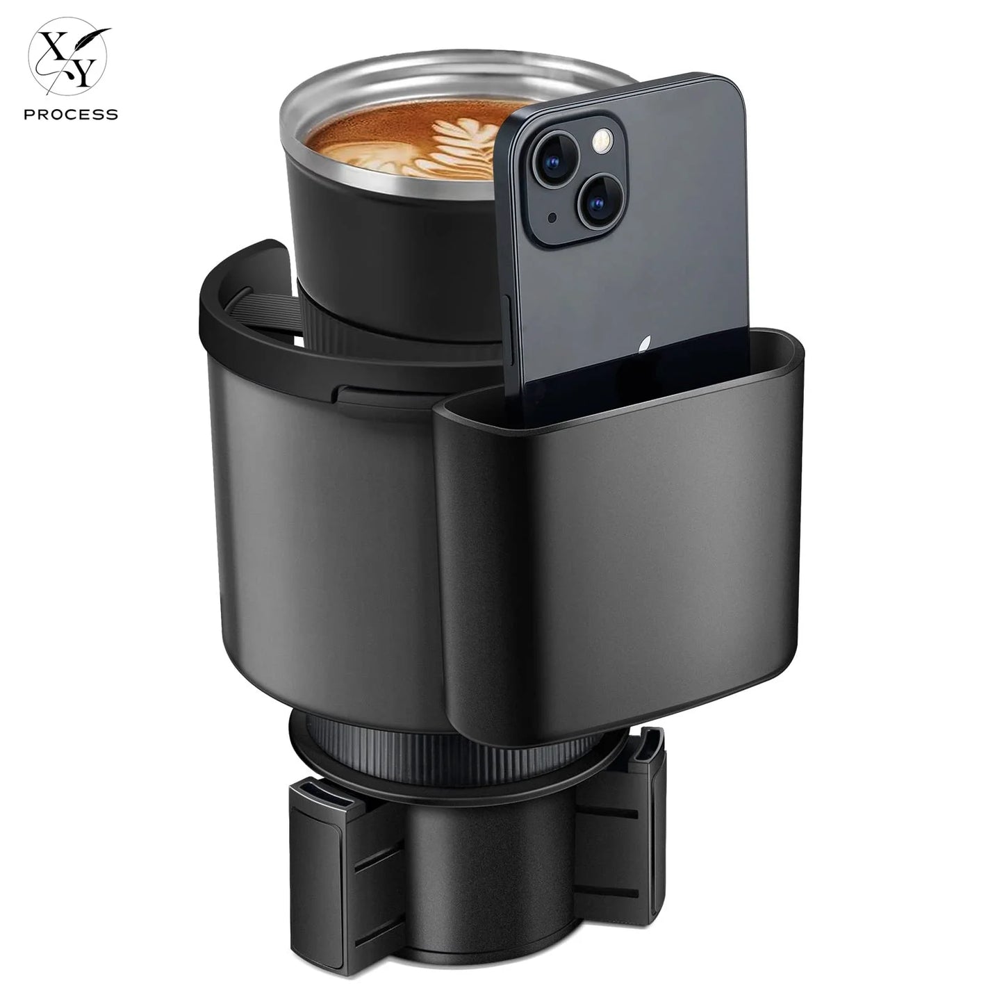 Car Cup Holder Expander Expandable Base Adapter for Fits Yeti 30/46oz, Hydroflask 40oz, Large Water Bottles in 2.8"-4.2" 16-46oz