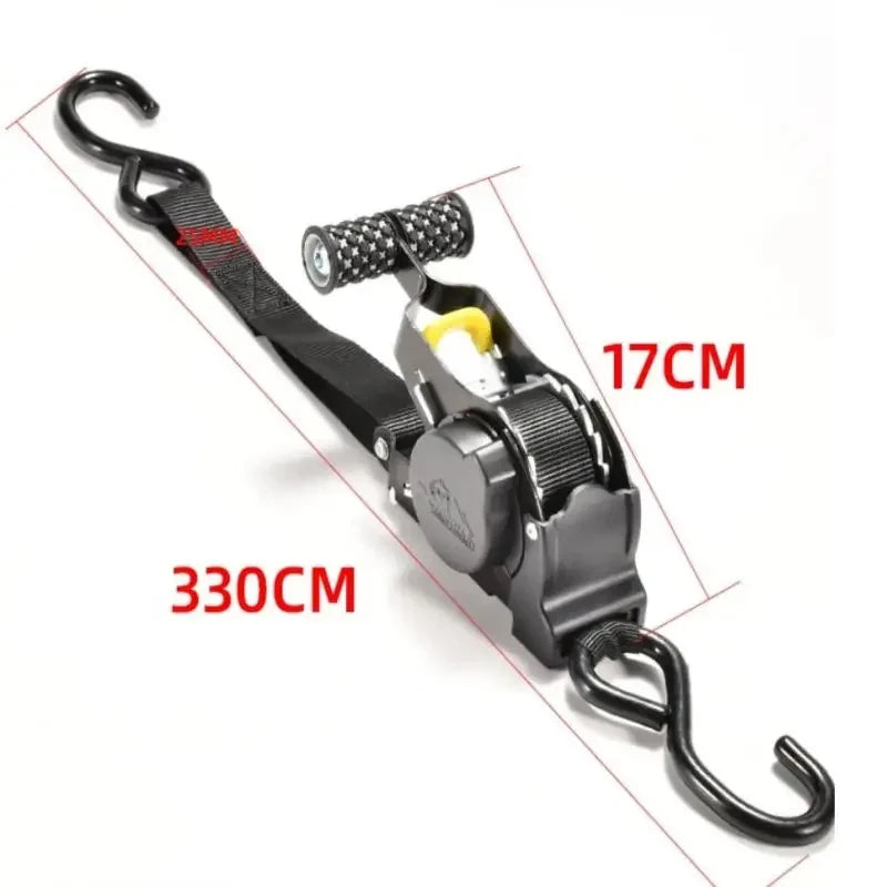 Ratchet Tensioner Belt For Car Auto Straps For Cargo Tape Ratchet Strap For Load Luggage Strap Retractable Belts For Motorcycle
