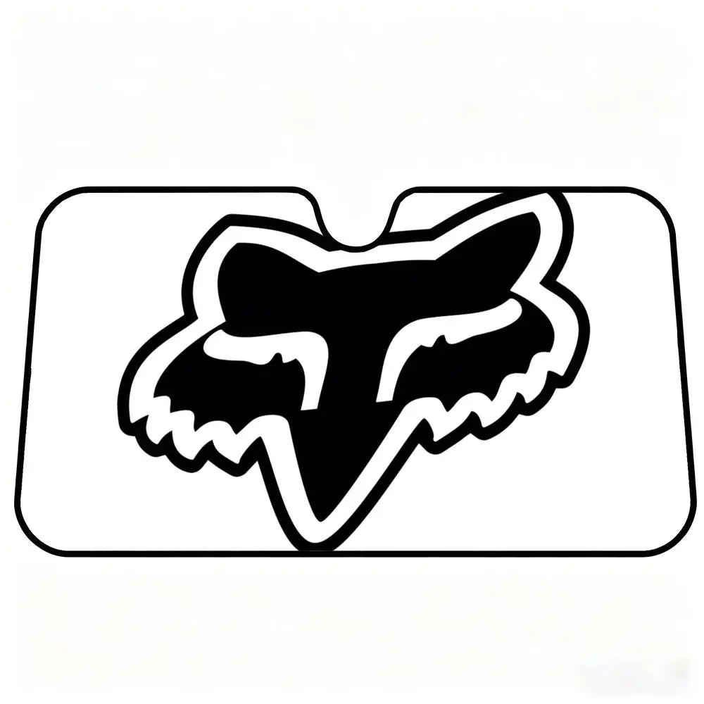 Sun Visor Car Windshield Sunshade  Foldable Automotive  Protection Sun Block Cover spoof FOX Racing